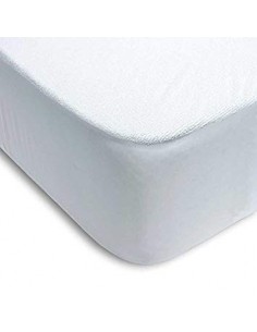 Cubre colchón protector acolchado impermeable ajustable Rizo-PVC, Fundas Para Colchones