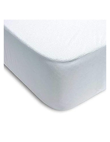 Cubre colchón protector acolchado impermeable ajustable Rizo-PVC, Fundas Para Colchones